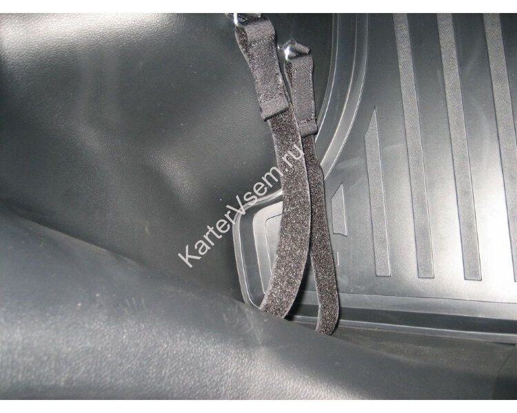 Коврик в багажник автомобиля Rival для Kia Rio III поколение хэтчбек 2011-2017, полиуретан, 12803008
