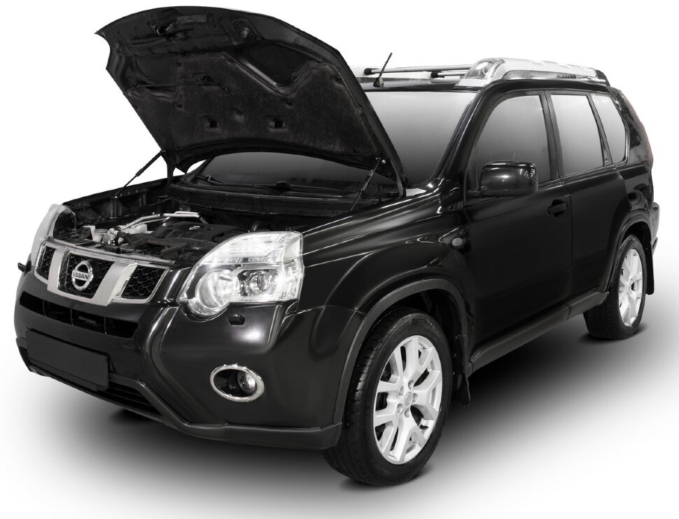 Газовые упоры капота АвтоУпор для Nissan X-Trail T31 2007-2015, 2 шт., UNIXTR011