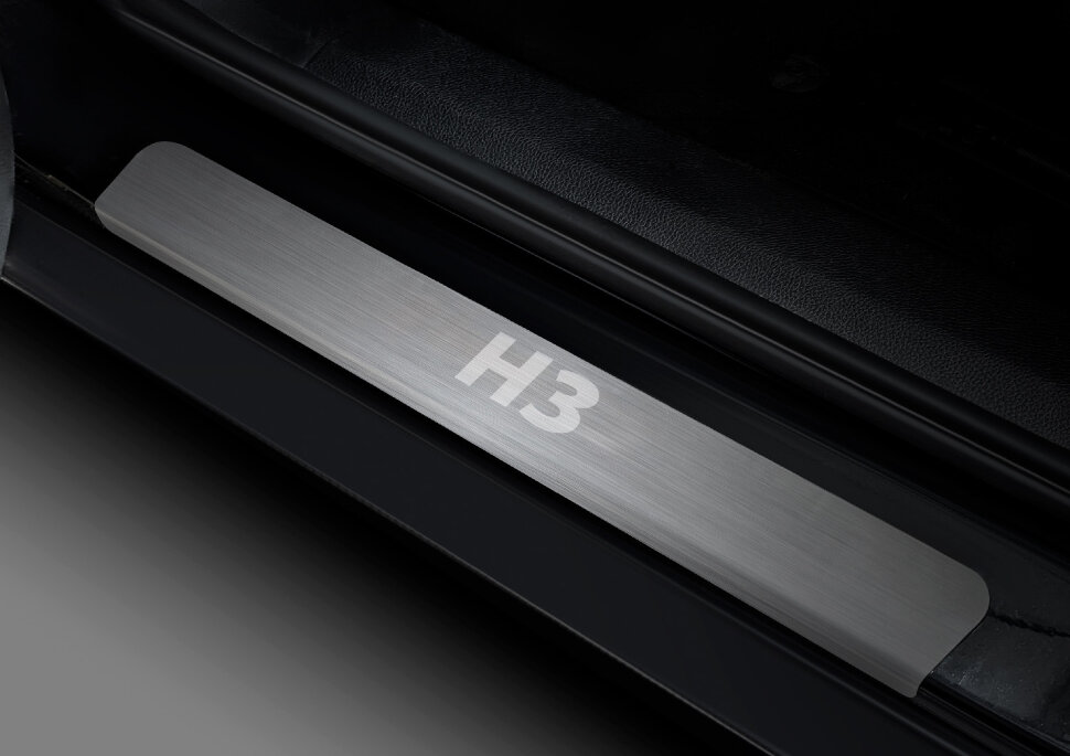 Накладки на пороги Haval H3 (2024-н.в.) 2024-н.в. арт.NP.9405.3