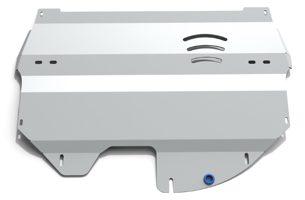 Защита картера и КПП Rival для Audi A1 8X 2010-2015, алюминий 4 мм, с крепежом, 333.0316.1