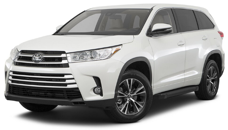 Пороги площадки (подножки) "Black" Rival для Toyota Highlander U50 2013-2020, 180 см, 2 шт., алюминий, F180ALB.5706.1 купить недорого