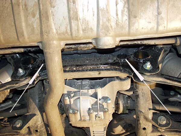 Защита редуктора Volkswagen Touareg двигатель 3,2; 2,5d; 3,0D  (2003-2010)  арт: 26.0880
