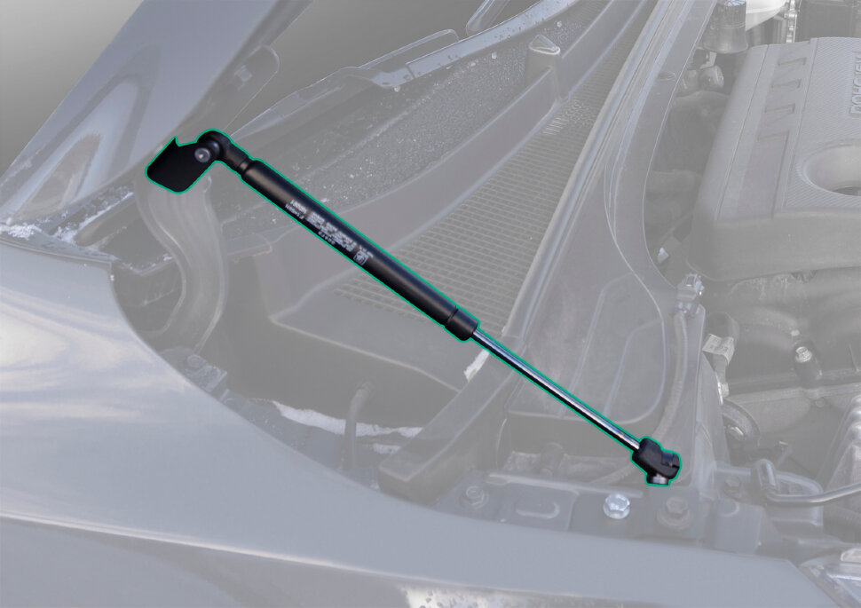 Газовые упоры капота Pneumatic для Kia Ceed III 2018-2021 2021-н.в., 2 шт., KU-KI-CD03-00