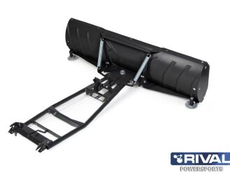 Снегоотвал для квадроцикла с системой быстрого крепления, 137 см (Quick3 black) (Kawasaki)