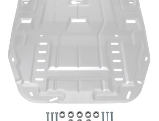 Защита картера и КПП Rival для Kia Sorento IV 2020-н.в., алюминий 3 мм, с крепежом, штампованная, 333.2862.1