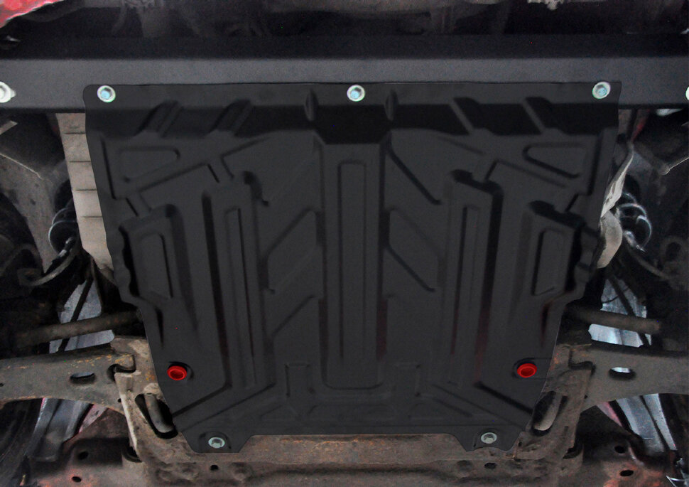 Защита картера и КПП АвтоБроня для Ford Fusion 2002-2012, штампованная, сталь 1.5 мм, с крепежом, 111.01806.3