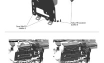 Защита электронного блока управления АвтоБроня для Kia Rio X хэтчбек 2020-н.в., сталь 1.8 мм, с крепежом, 111.02843.1