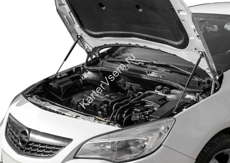 Газовые упоры капота АвтоУпор для Opel Astra J хэтчбек 5-дв., универсал, седан 2009-2017, 2 шт., UOPAST011