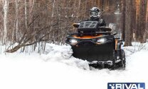 Снегоотвал для квадроцикла с системой быстрого крепления, 137 см (Quick3 black) (POLARIS)