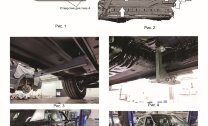 Пороги площадки (подножки) "Premium-Black" Rival для Hyundai Creta II 2021-н.в., 173 см, 2 шт., алюминий, A173ALB.2314.1