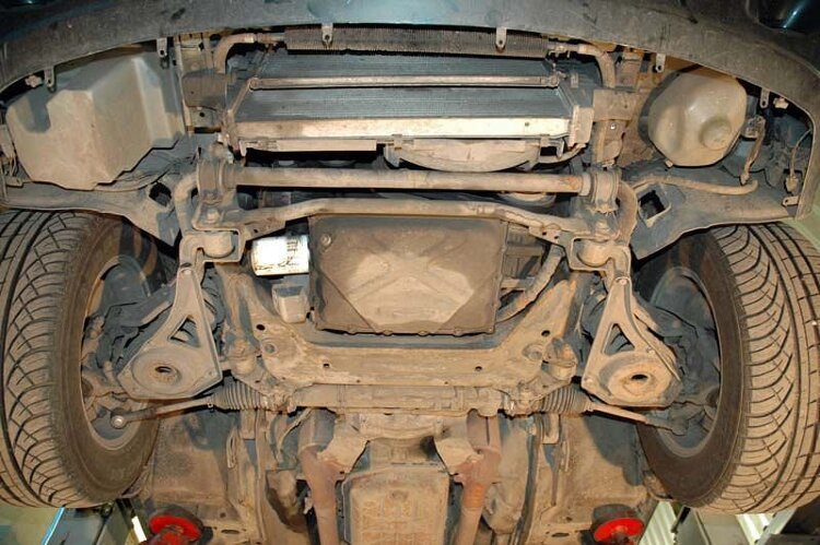 Защита картера Jaguar XJ8 Executive двигатель 3,2  (1997-2003)  арт: 28.1476