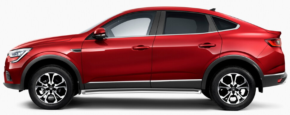 Защита порогов d57 Rival для Renault Arkana 2019-н.в., нерж. сталь, 2 шт., R.4705.004 купить недорого