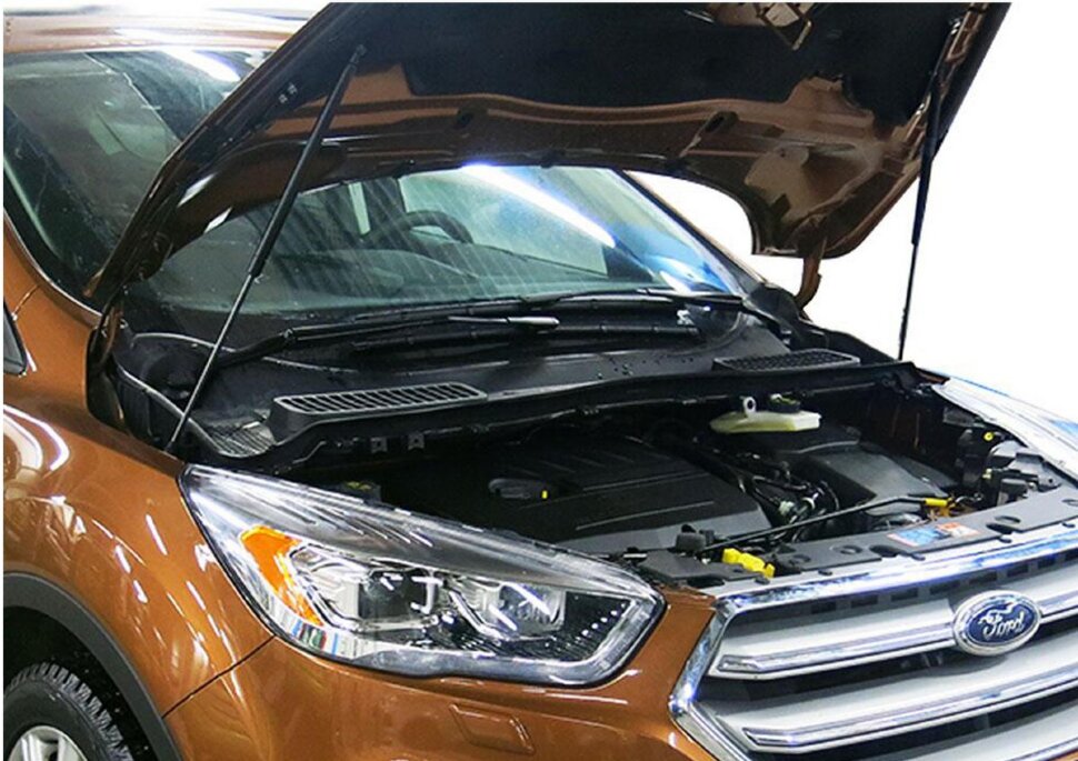 Газовые упоры капота АвтоУпор для Ford Kuga II рестайлинг 2016-2019, 2 шт., UFDKUG021