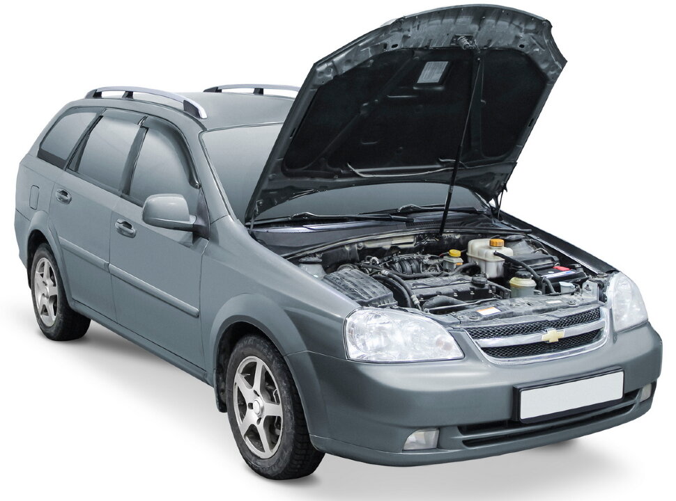 Газовый упор капота АвтоУпор для Chevrolet Lacetti 2004-2013, 1 шт., URAGEN011