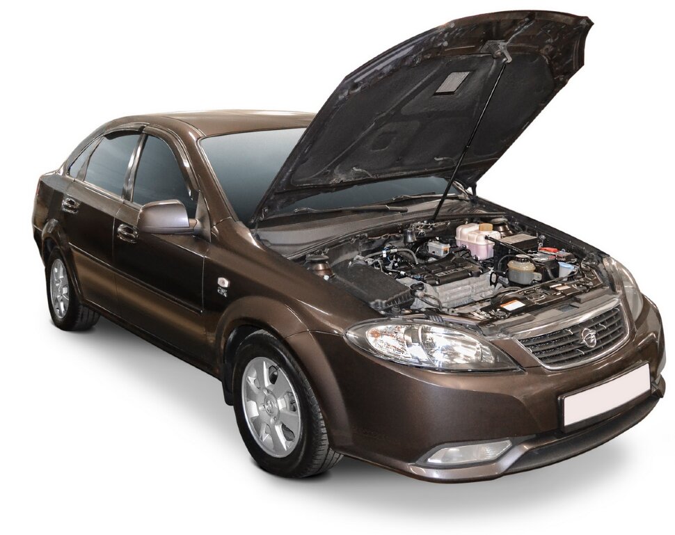 Газовый упор капота АвтоУпор для Chevrolet Lacetti 2004-2013, 1 шт., URAGEN011